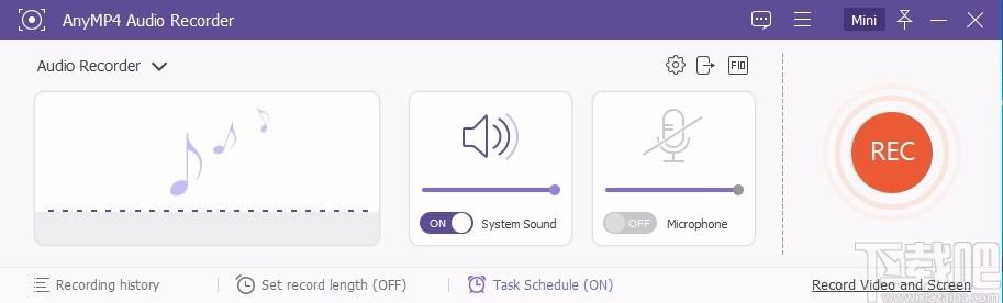 AnyMP4 Audio Recorder下载,音频录制软件