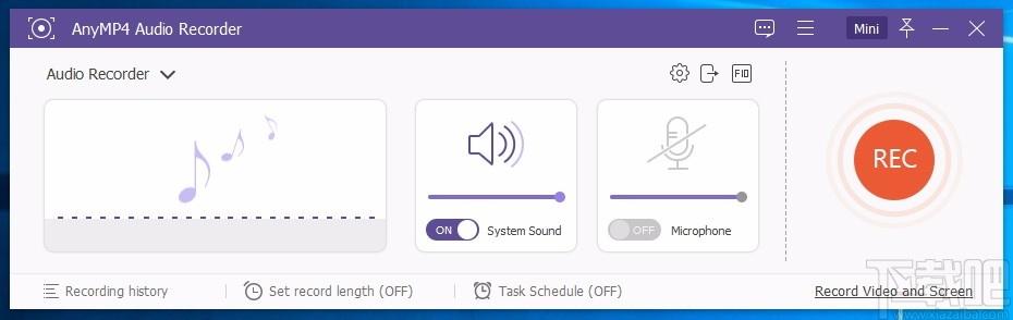 AnyMP4 Audio Recorder下载,音频录制软件