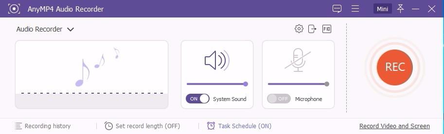 AnyMP4 Audio Recorder下载,音频录制软件